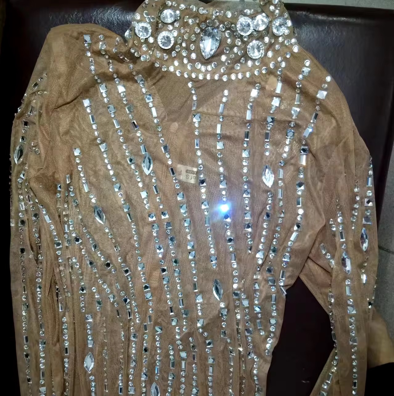 Rhinestone Transparent Long Dress. Available in various sizes.
.
#jeyboutique
#collaboratoon #clothe