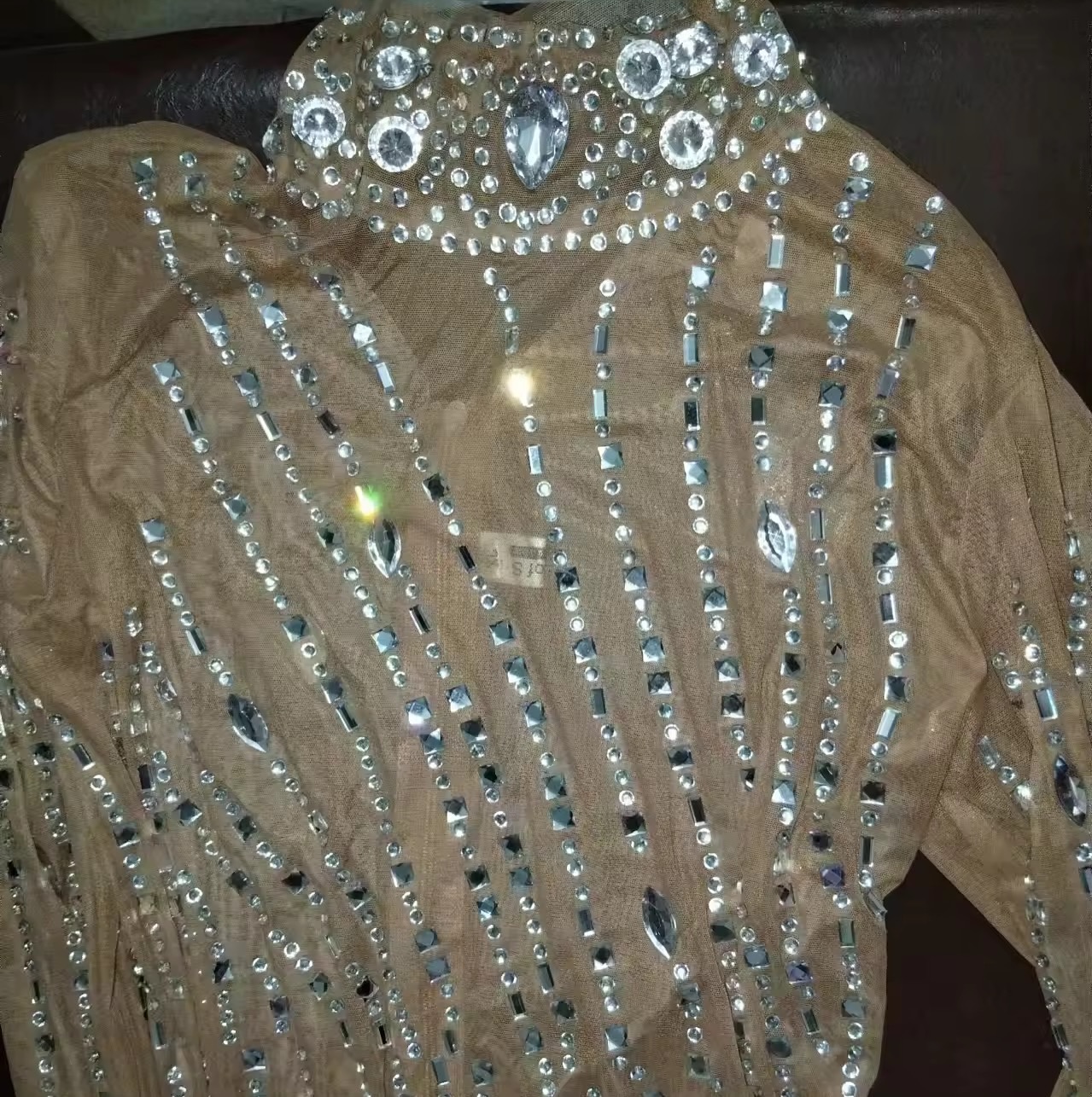 Rhinestone Transparent Long Dress. Available in various sizes.
.
#jeyboutique
#collaboratoon #clothe